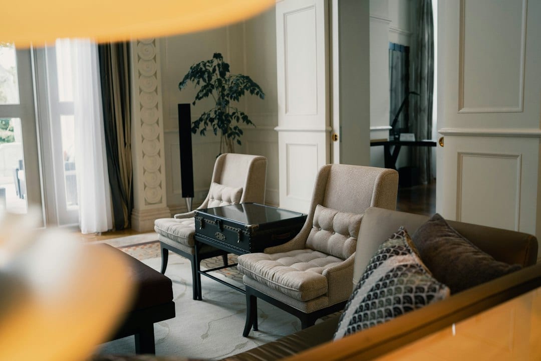 Bright interior detail of a modern Singapore landed home
